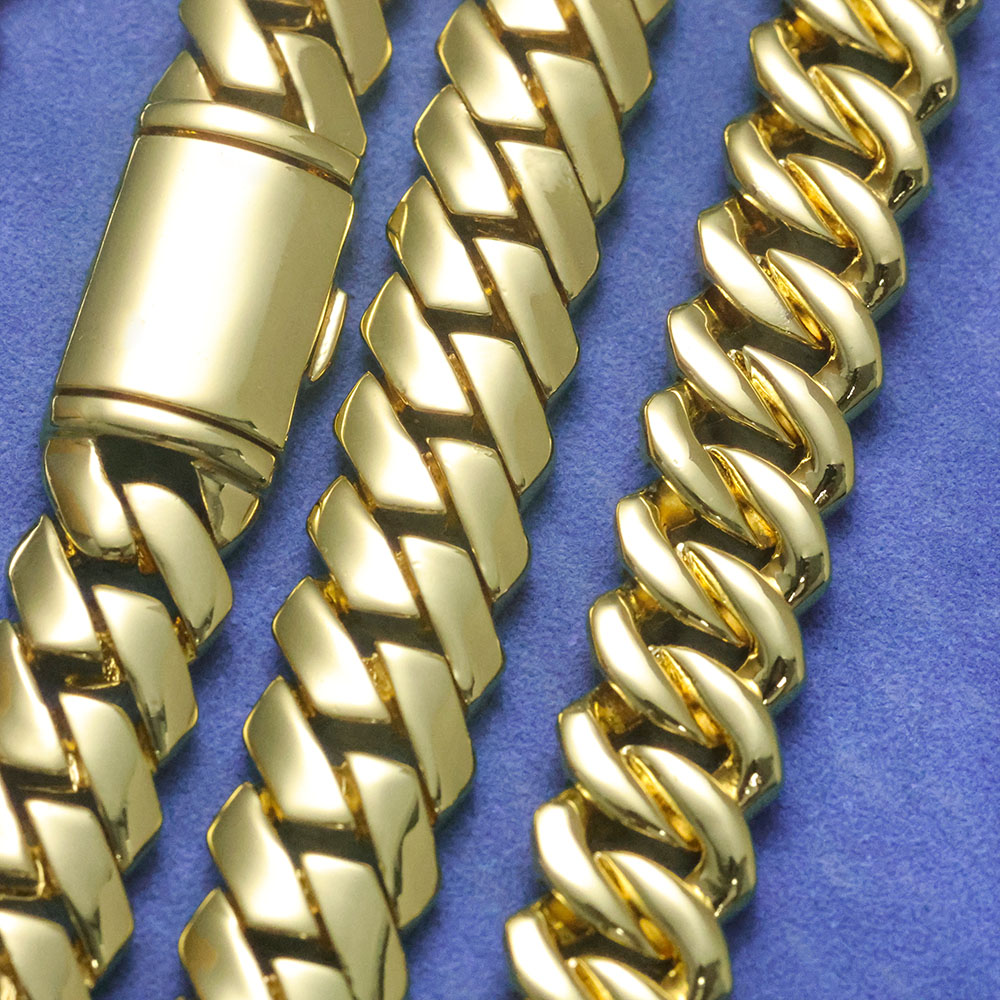 ESKEEM Hochglanzpolierte Monac – Cuban Link Chain 12Mm Bewertung und Preis