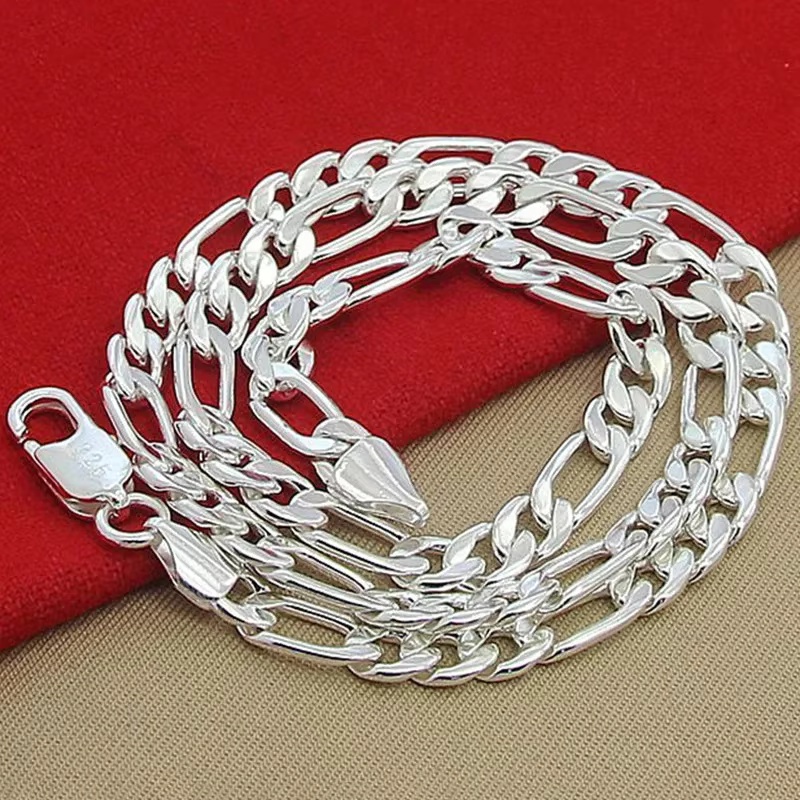 925 Sterling Silber Halskette  – Cuban Link Chain 12Mm Bewertung und Preis