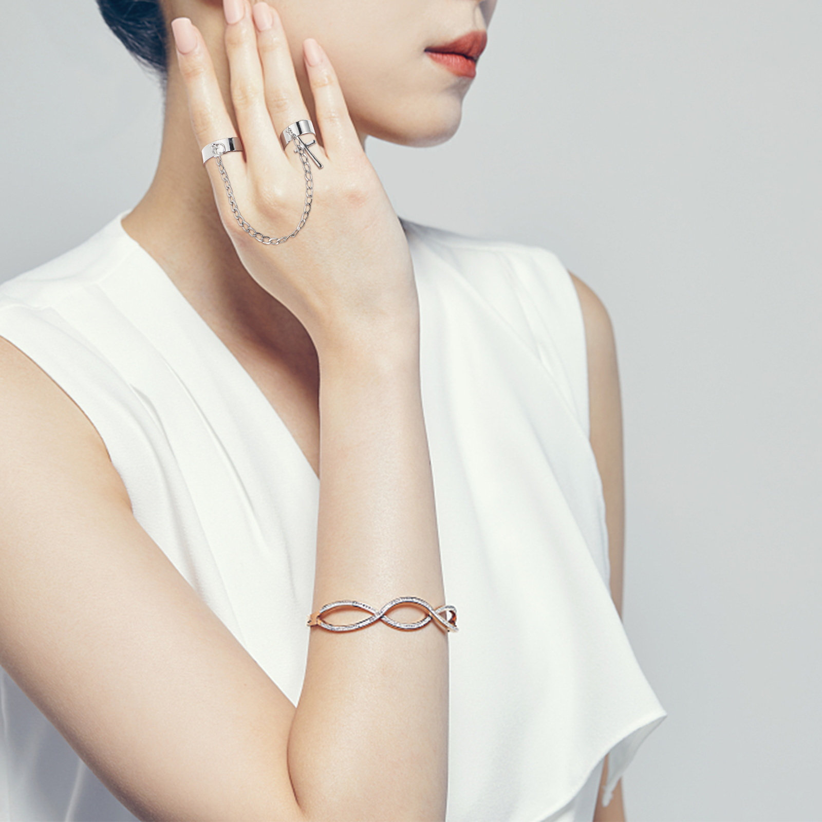 Knöchelring-Set Kreuzkette Vin – Vintage Punk Knuckle Rings Set Bewertung und Preis