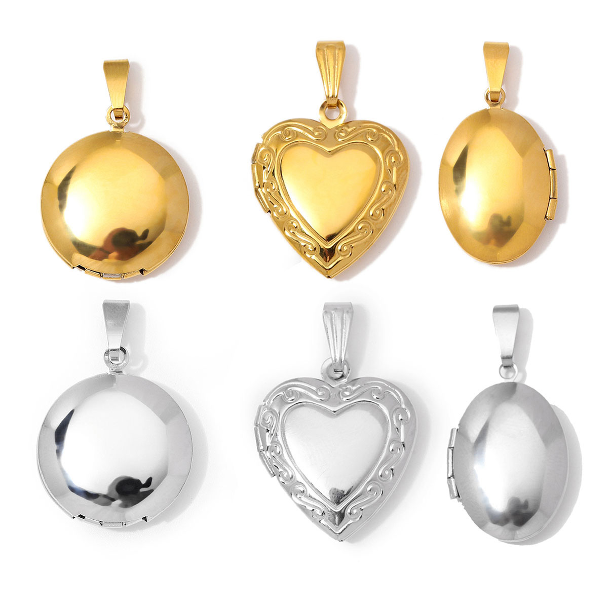 3 Stück/Los Großhandel Edelsta – Heart Locket Necklace Photo Bewertung und Preis