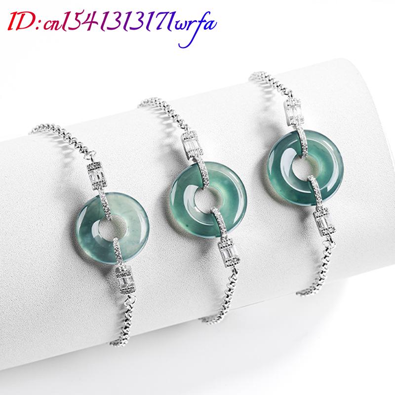 Blaues Myanmar-Jadeit-Ring-Arm – Bracelets Bewertung und Preis