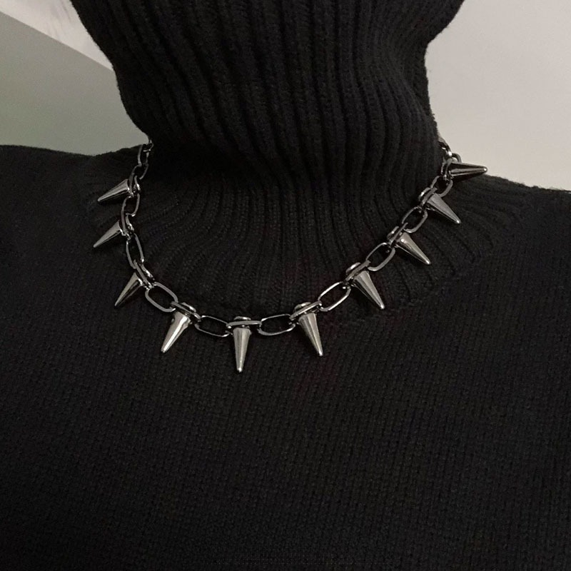 Mode Punk Spike Choker Halsket – Goth Punk Spike Choker Bewertung und Preis